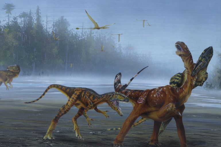 استوطن ديناصور "ألوصور جيمّادسيني" منطقة غرب أمريكا الشمالية خلال العصر الجوراسي المتأخر (جامعة يوتاه)