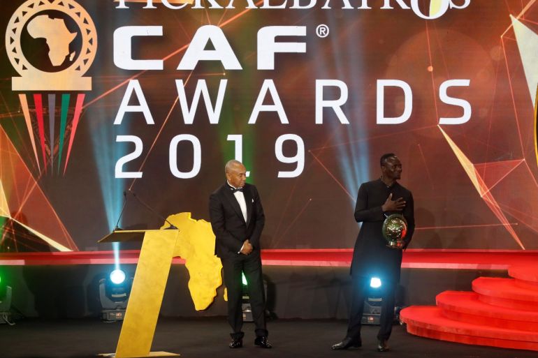 Soccer Football - African Footballer of Year Awards - Albatros Citadel Sahl Hasheesh, Hurghada, Egypt - January 7, 2020 Senegal's Sadio Mane receives the men's player of the year award REUTERS/Amr Abdallah Dalsh