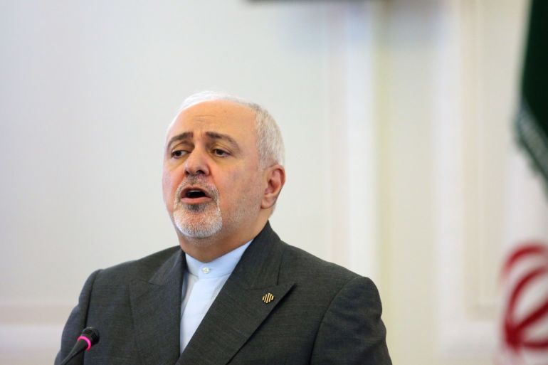 Iranian Foreign Minister Mohammad Javad Zarif- - TEHRAN, IRAN - AUGUST 5 : Iranian Foreign Minister Mohammad Javad Zarif speaks during a press conference in Tehran, Iran on August 5, 2019.
