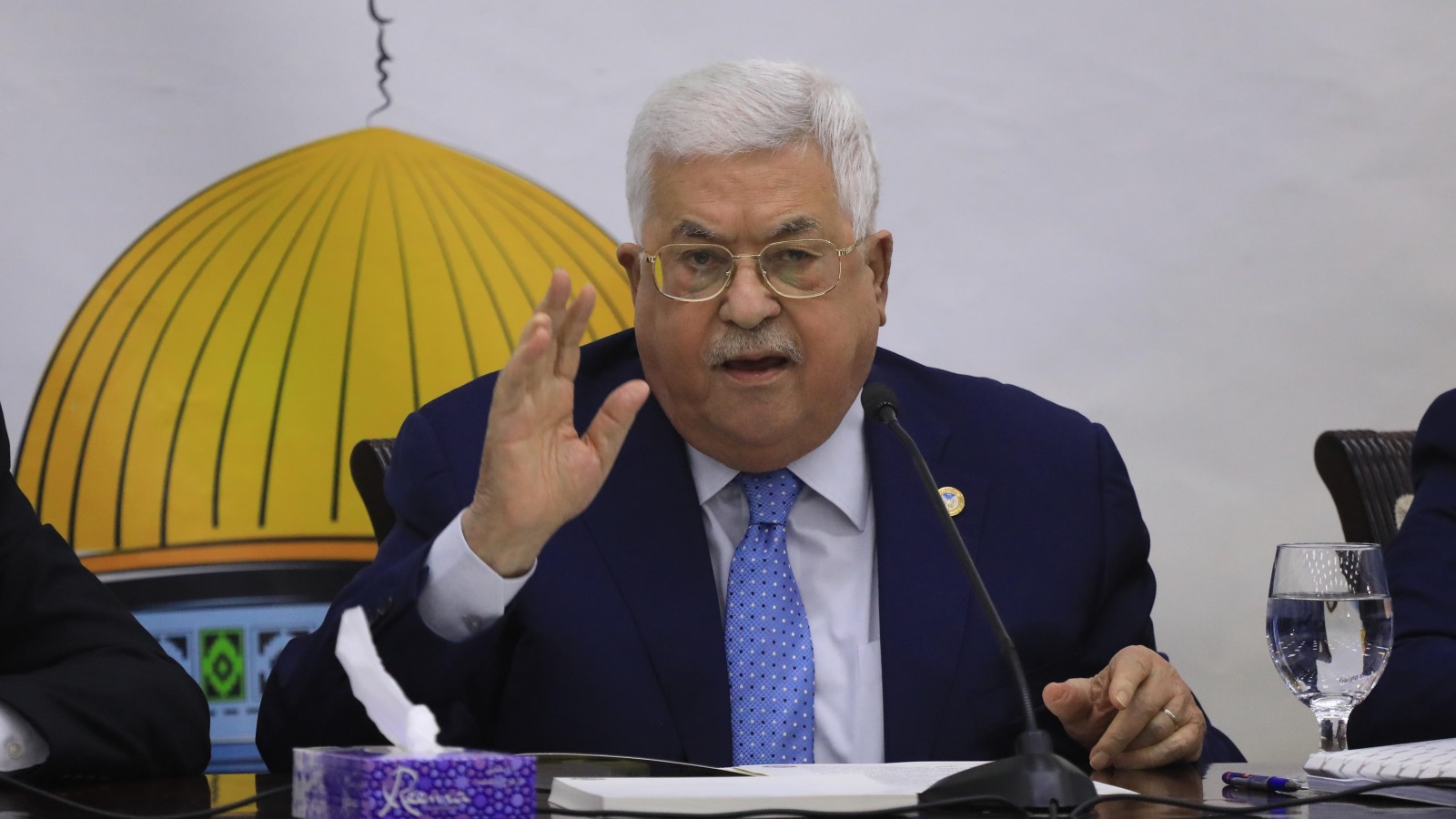 ‪‬ عباس متمسك بحل على أساس دولة فلسطينية مستقلة