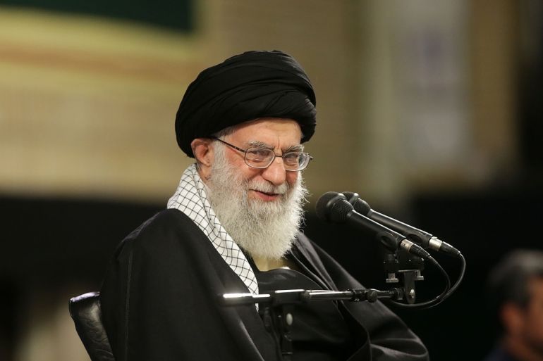 Iran's religious leader Ayatollah Ali Khamenei - - TEHRAN, IRAN - FEBRUARY 8 : (----EDITORIAL USE ONLY – MANDATORY CREDIT -
