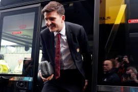 Soccer Football - Premier League - Watford v Manchester United - Vicarage Road, Watford, Britain - December 22, 2019 Manchester United's Harry Maguire arrives before the match Action Images via Reuters/Paul Childs EDITORIAL USE ONLY. No use with unauthorized audio, video, data, fixture lists, club/league logos or