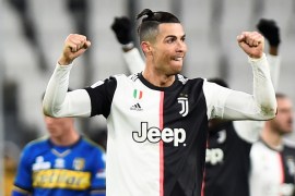 Soccer Football - Serie A - Juventus v Parma - Allianz Stadium, Turin, Italy - January 19, 2020 Juventus' Cristiano Ronaldo celebrates after the match REUTERS/Massimo Pinca