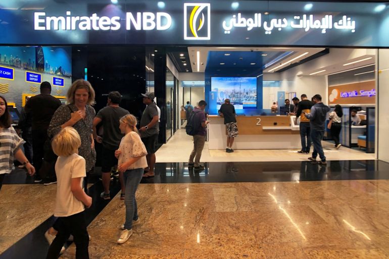Emirates NBD bank is seen in Mall of Emirates in Dubai, United Arab Emirates, December 30, 2018. Picture taken December 30, 2018. REUTERS/ Hamad I Mohammed