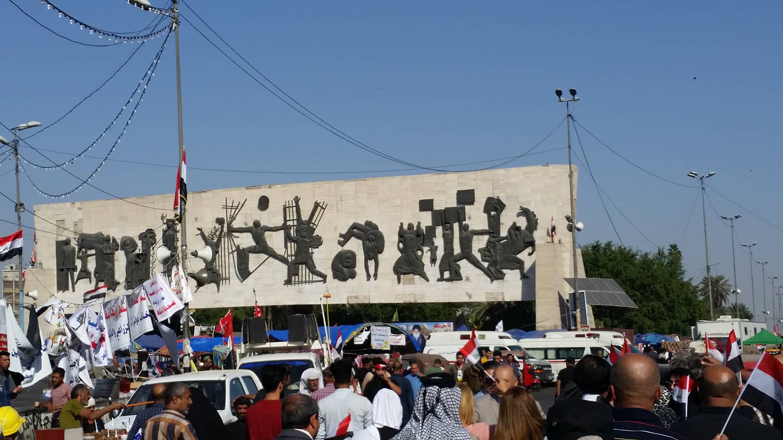 ساحة التحرير رفضت ترشيح علاوي لتولي رئاسة الحكومة (الجزيرة نت)