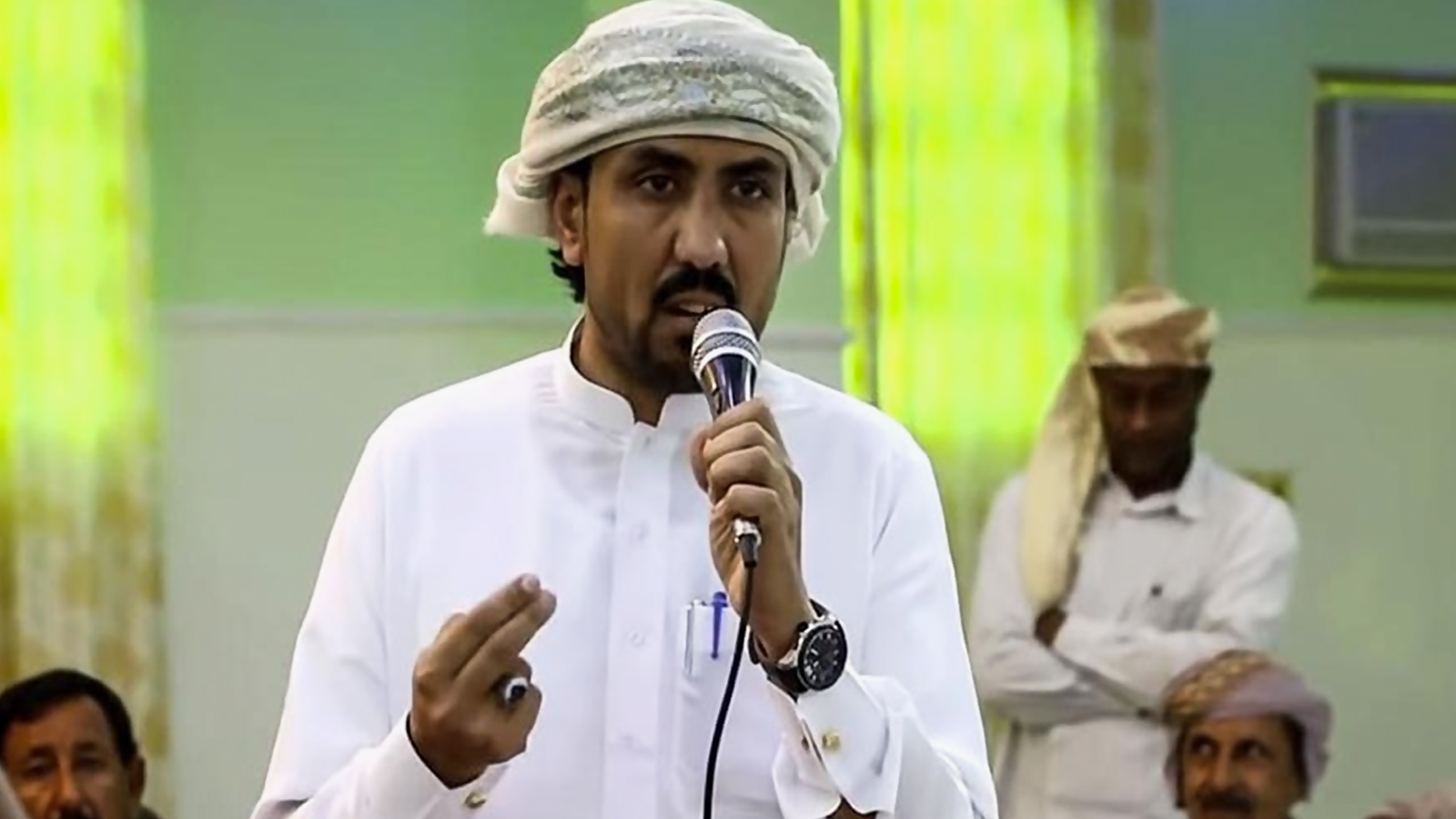 ‪الشيخ عبود: لا خيار لنا سوى مقاومة الاحتلال السعودي‬ (الجزيرة)