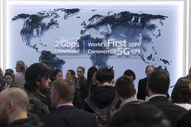 Mobile World Congress (MWC) in Spain- - BARCELONA, SPAIN - FEBRUARY 26: People visit the Mobile World Congress (MWC), the world's biggest mobile fair, on February 26, 2018 in Barcelona, Spain.