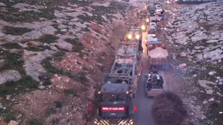 الجيش التركي يرسل تعزيزات عسكرية جديدة لمحافظة إدلب السورية