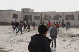 فيديو خاص بالجزيرة لمدرسة ببلدة قسطون بريف إدلب