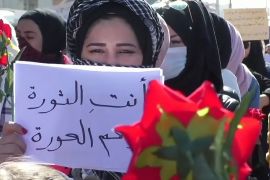 مظاهرة نسائية في بغداد