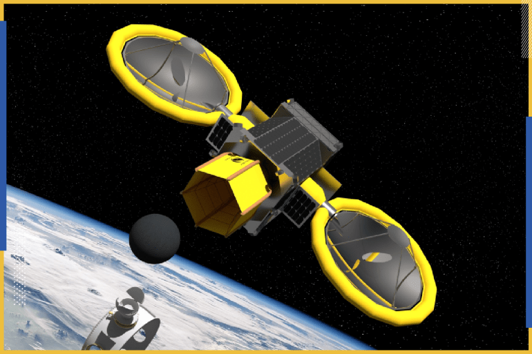 تصور لمركبة "ميني بي" والتي تُمثِّل المرحلة الثالثة من خطة ناسا لتعدين الفضاء (مواقع التواصل الاجتماعي)