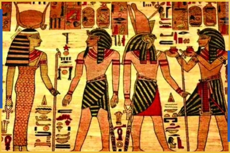المصريون "عبدة النيل"، ثم أصبح عبدة النيل "عبدة للدولة"، ثم عبدة لفرعون بالتبعية، ومن هنا بدأ الطغيان الفرعوني للمصريين