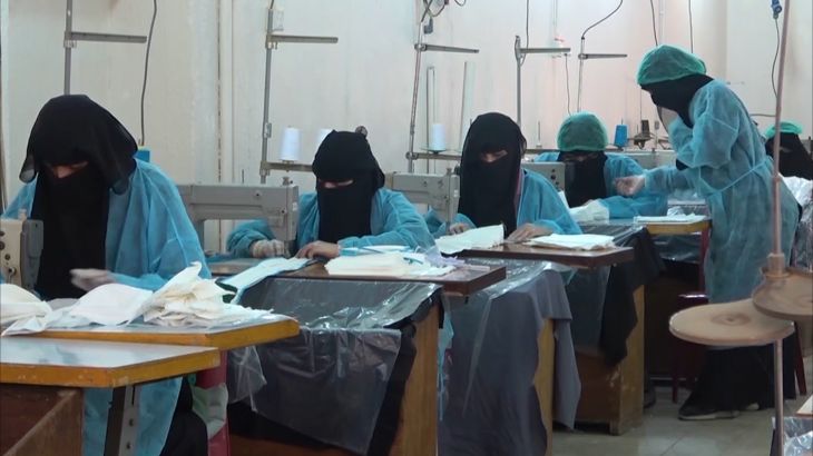 بصناعة الكمامات.. هكذا تستعد نساء اليمن لمواجهة كورونا