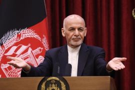Press conference of the President of Afghanistan, Ghani- - KABUL, AFGHANISTAN - MARCH 01: (----EDITORIAL USE ONLY – MANDATORY CREDIT -
