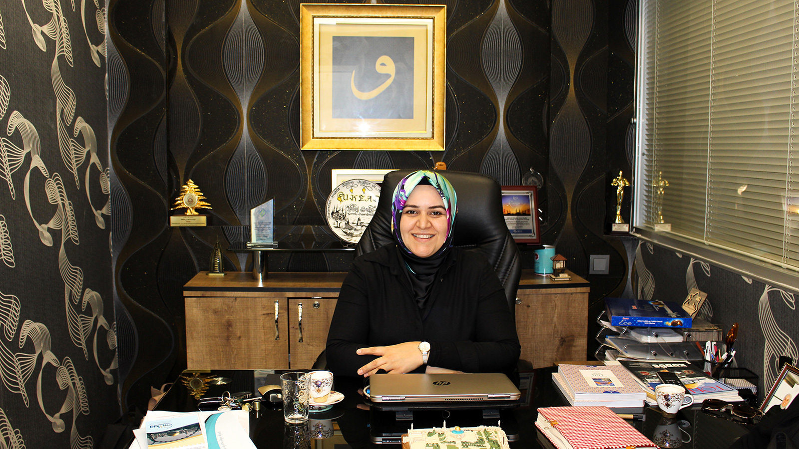 ‪منسقة الحملة في إسطنبول عائشة غول بايجي ومديرة مؤسسة أوكاد التي أطلقت منصة كلنا مريم‬ (الجزيرة)