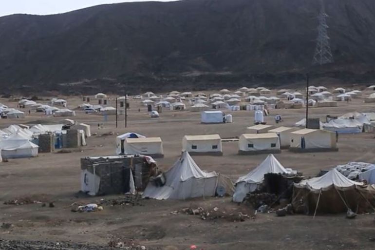 أحد مخيمات النازحين والذين شردتهم الحرب - الجزيرة
