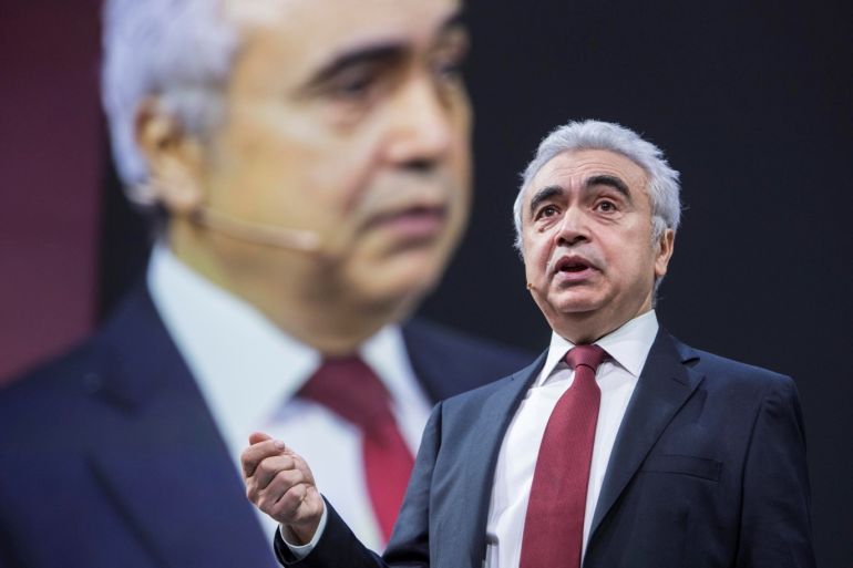 Fatih Birol, Executive Director of the International Energy Agency, speaks at Equinor's Autumn conference in Oslo, Norway November 26, 2019. Ole Berg-Rusten/NTB Scanpix/via REUTERS ATTENTION EDITORS - THIS IMAGE WAS PROVIDED BY A THIRD PARTY. NORWAY OUT. NO COMMERCIAL OR EDITORIAL SALES IN NORWAY.