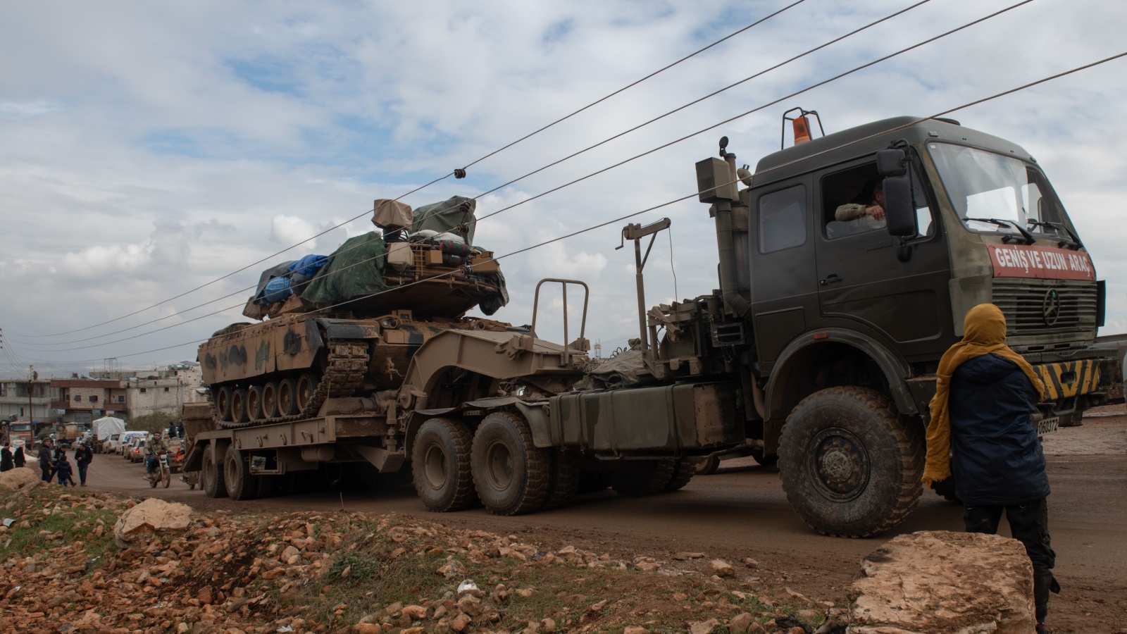 ‪تركيا تواصل حشد قواتها في إدلب‬ (غيتي)