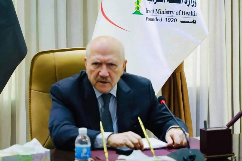 وزير الصحة العراقي جعفر علاوي