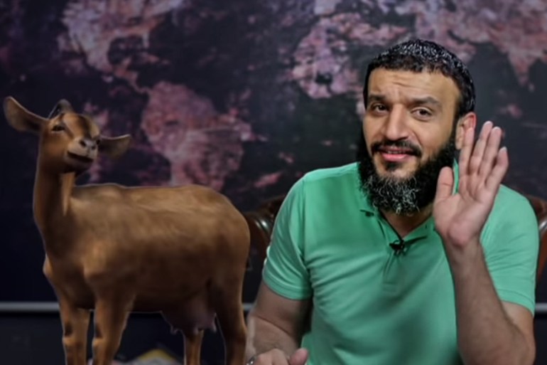 الناشط الإعلامي عبد الله الشريف أطلق هشتاغ المعيز للهجوم على أنصار النظام المصري