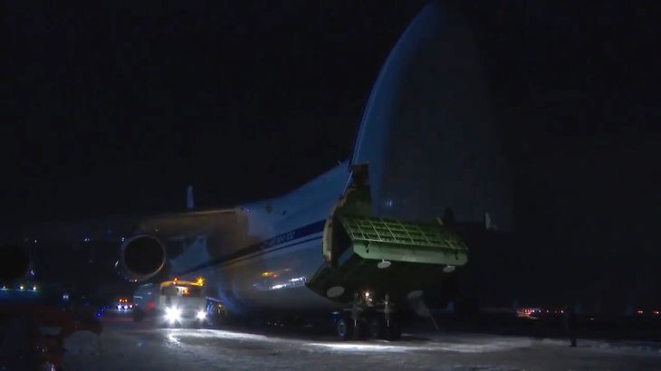 طائرة روسية تقلع إلى أميركا وعلى متنها مساعدات لمكافحة كورونا