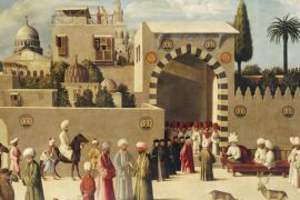 Anonymous Venetian orientalist painting, The Reception of the Ambassadors in Damascus', 1511, the Louvre