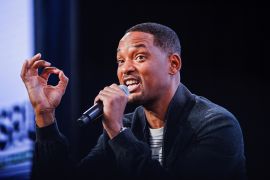 Actor Will Smith describes the making of his new film Gemini Man during the TechCrunch Disrupt forum in San Francisco, California, U.S. October 2, 2019. REUTERS/Kate Munsch