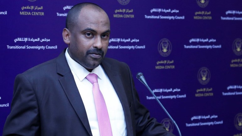 نائب رئيس لجنة إزالة التمكين عضو مجلس السيادة السوداني محمد الفكي سليمان