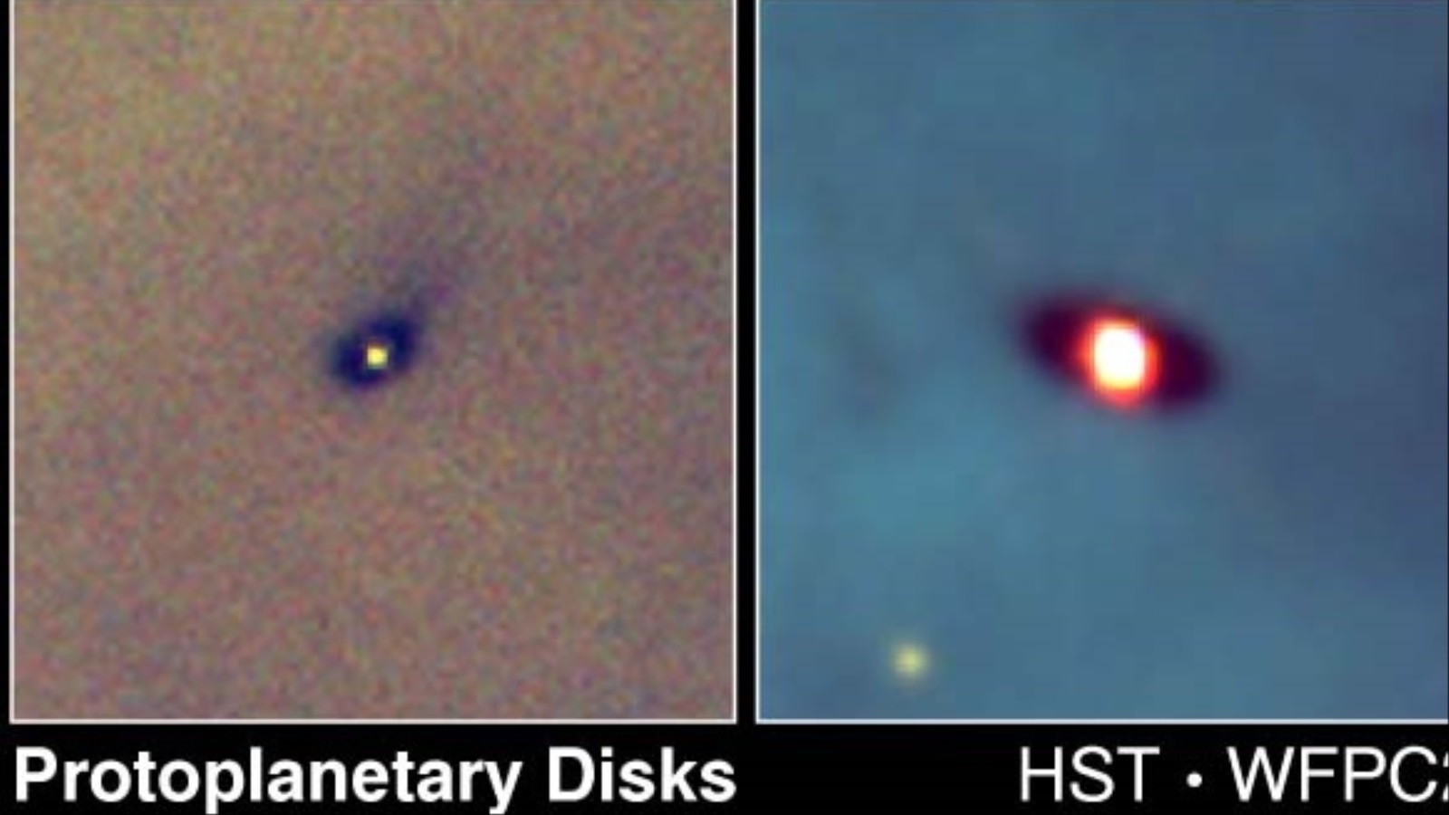 ‪صورة من التلسكوب هابل للأقراص الدوارة حول بعض النجوم في كوكبة الجبار (تلسكوب هابل)‬ صورة من التلسكوب هابل للأقراص الدوارة حول بعض النجوم في كوكبة الجبار (تلسكوب هابل)