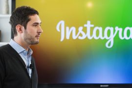 Instagram Chief Executive Officer and co-founder Kevin Systrom attends the launch of a new service named Instagram Direct in New York December 12, 2013. Photo-sharing service Instagram unveiled a new feature on Thursday to let people send images and messages privately, as the Facebook-owned company seeks to bolster its appeal among younger consumers who are increasingly using mobile messaging applications. The new Instagram Direct feature allows users to send a photo or video to a single person or up to 15 people, and have a real-time text conversations. REUTERS/Lucas Jackson (UNITED STATES - Tags: SCIENCE TECHNOLOGY BUSINESS LOGO)