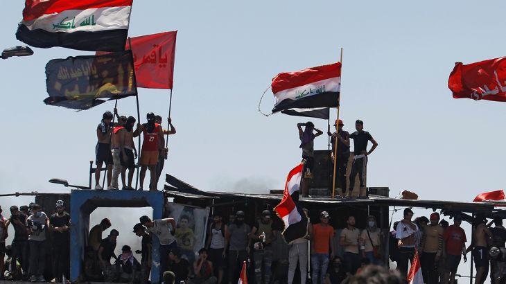 مظاهرات في بغداد تطالب بالإصلاحات وترفض حكومة الكاظمي