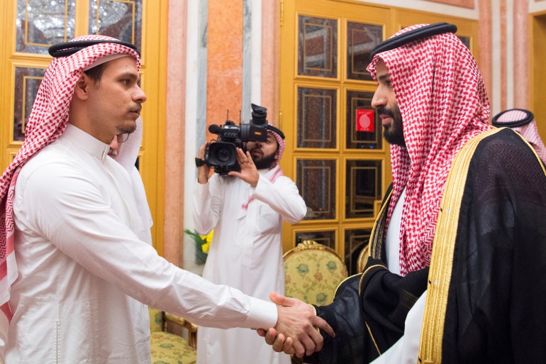 Saudi Crown Prince Mohammed bin Salman meets with Khashoggi family in Riyadh