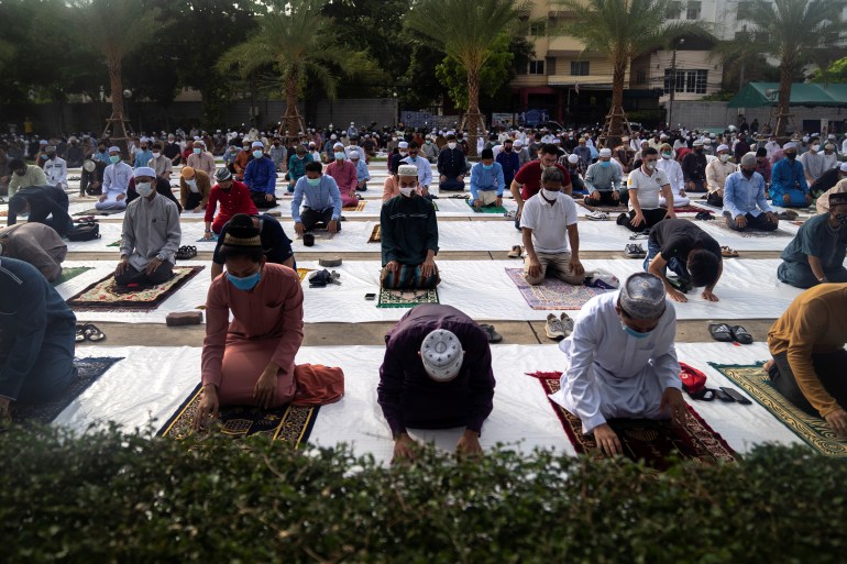 Thai Muslims celebrate Eid al-Fitr amid the spread of the coronavirus disease (COVID-19) in Bangkok