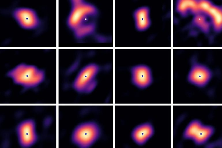 15 صورة حديثة التقطها الباحثون للقرص النجمي الدوار حول أحد النجوم الصغيرة (يوريك ألرت)