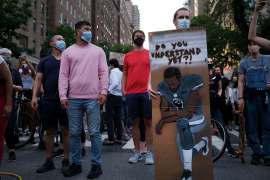 Protests Against Police Brutality Over Death Of George Floyd Continue In NYC