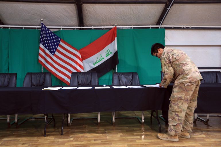 US-led coalition transfers military airbase to Iraq (وكالة الأناضول)