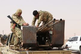 Libyan Army's preparations at Sirte front line