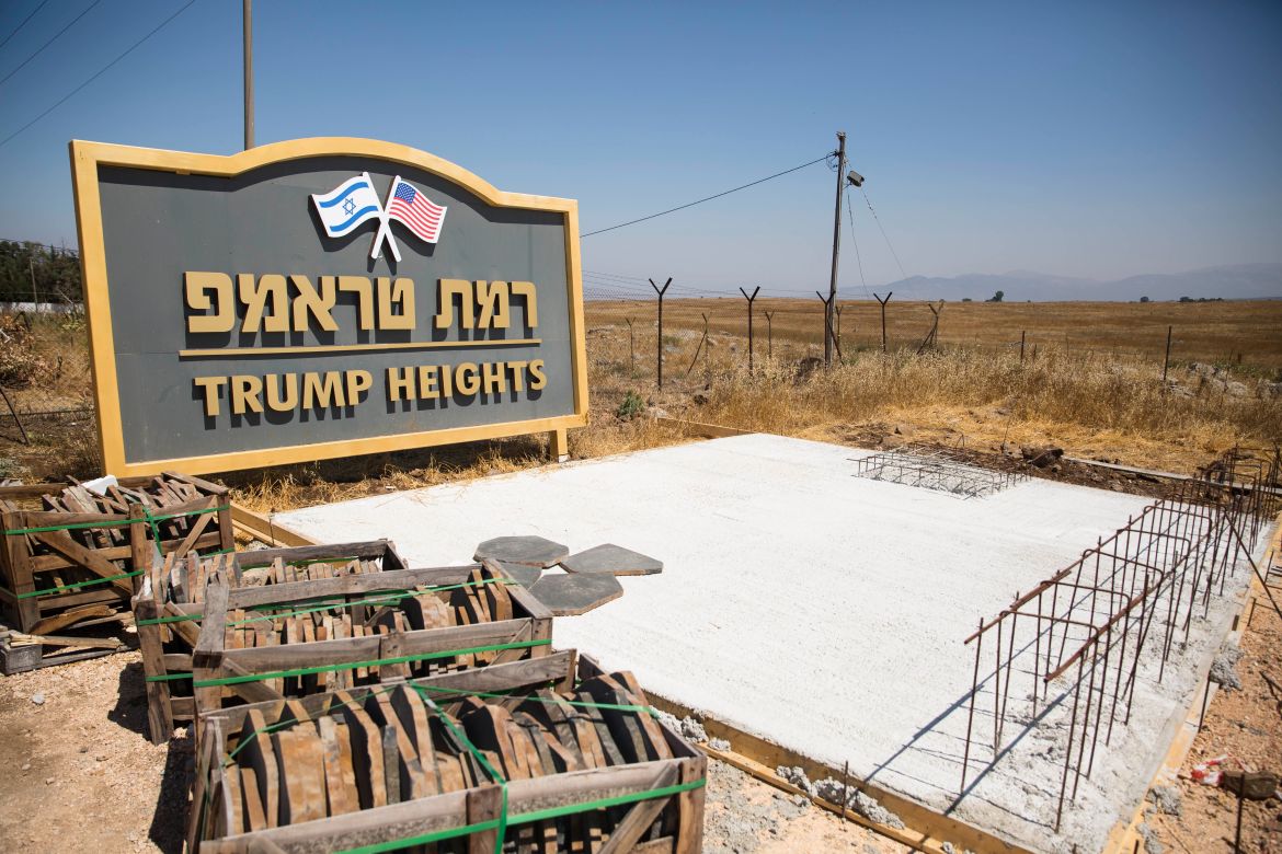 Golan Heights 'Trump' Settlement Moves Toward Development