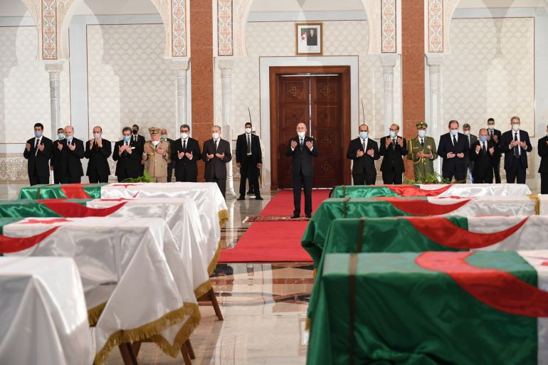 Algeria receives remains of fighters from France