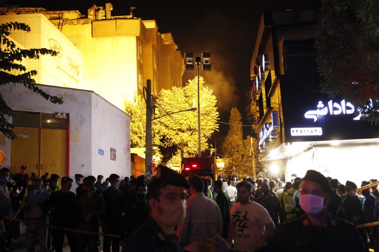 حريق في منشاة طبية إيرانية قرب طهران