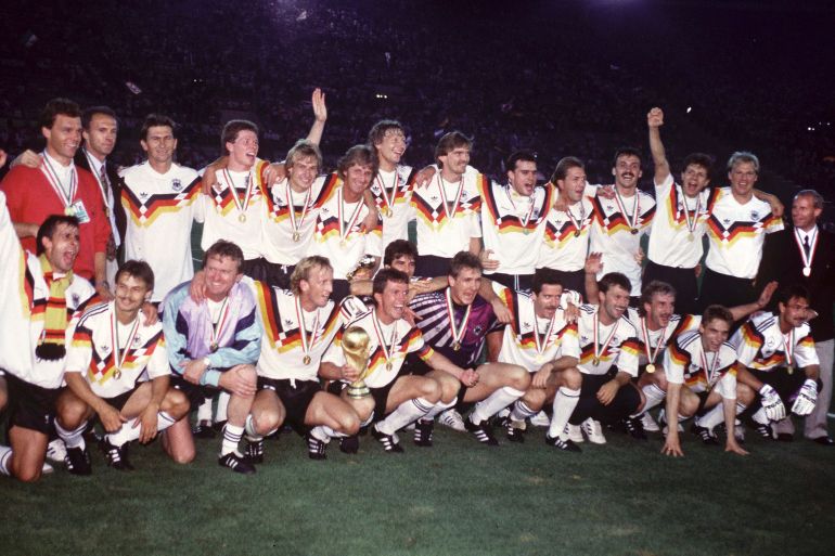 FUSSBALL: NATIONALMANNSCHAFT WM 1990 in ITALIEN, GER