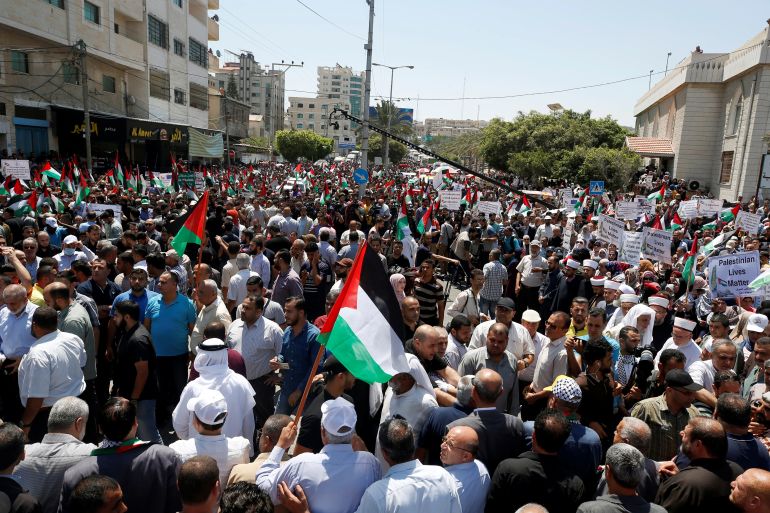 Palestinians call for a 'day of rage' to protest against Israel's plan to annex parts of the Israeli-occupied West Bank