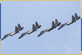 طائرات مقاتلة صينية تحلق خلال تدريبات عسكرية سابقة (رويترز)
