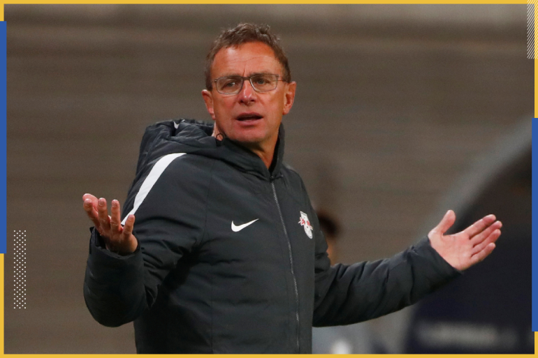 Soccer Football - Europa League - Group Stage - Group B - RB Leipzig v Celtic - Red Bull Arena, Leipzig, Germany - October 25, 2018 RB Leipzig coach Ralf Rangnick reacts during the match REUTERS/Hannibal Hanschke