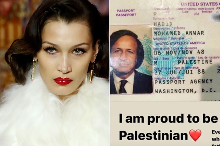 Instagram apologises to supermodel Bella Hadid, after she criticised it for removing a post she shared showing a picture of her father's passport with his birthplace listed as Palestine