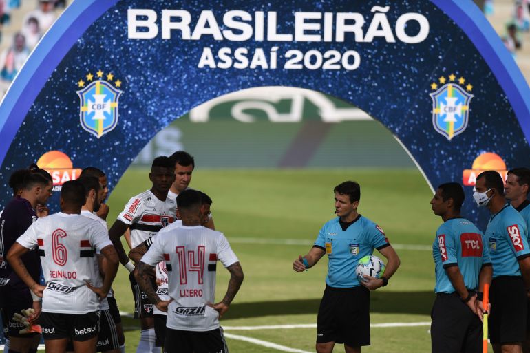 Goias v Sao Paulo Suspended The First Round of the 2020 Brasileirao Series After Players Tested Positive for Coronavirus