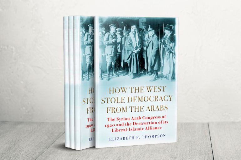 غلاف كتاب how the west stole democracy from the arabs