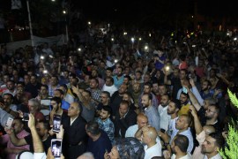 Jordanian teachers continue to protest shutdown of their union