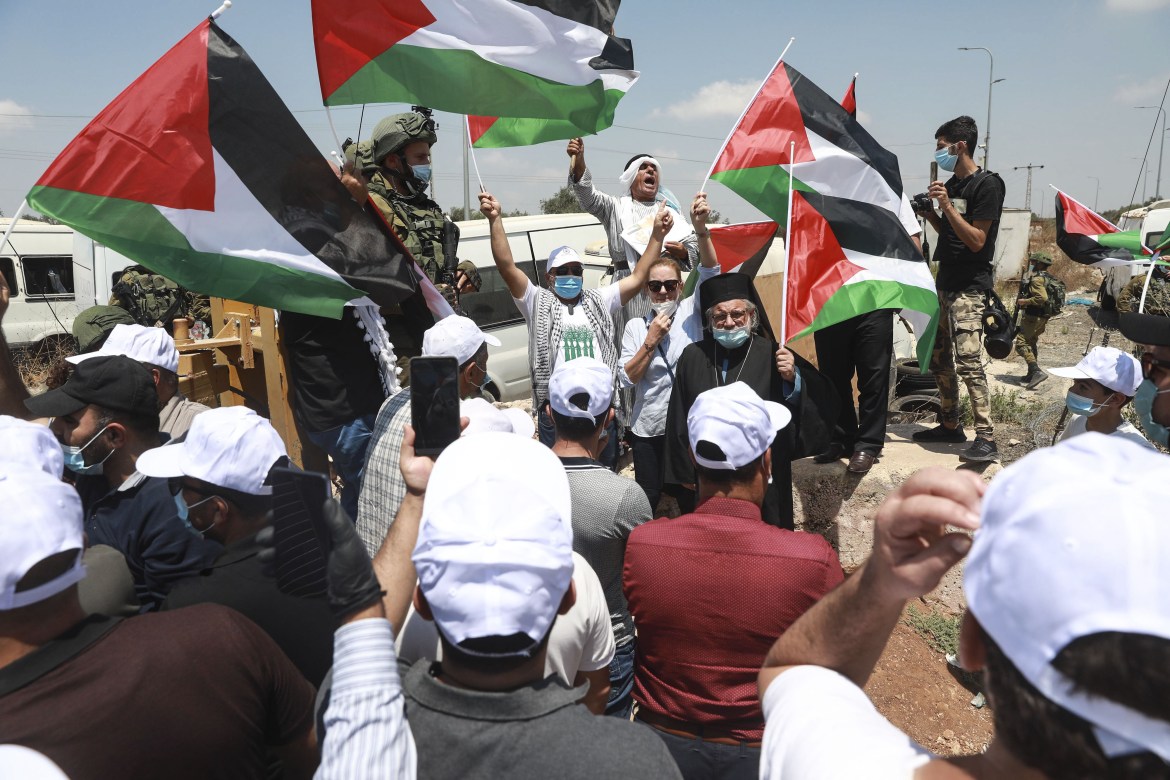 Demonstration in West Bank