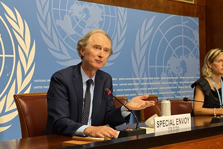 UN Special Envoy for Syria Geir Pedersen